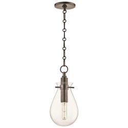 Hudson Valley Becki Owens Ivy 7 1/2" Bronze Clear Glass LED Pendant