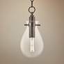 1_Hudson Valley Becki Owens Ivy 7 1/2" Bronze Clear Glass LED Pendant