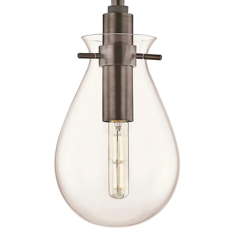 Image 4 Hudson Valley Becki Owens Ivy 7 1/2" Bronze Clear Glass LED Pendant more views