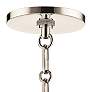 3_Hudson Valley Becki Owens Ivy 7 1/2" Nickel Clear Glass LED Pendant more views