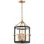 2_Hudson Valley Becki Owens Ren 13 3/4" Brass and Bronze 4-Light Pendant
