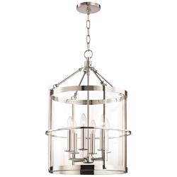 Hudson Valley Becki Owens Ren 17 1/2" Polished Nickel 6-Light Pendant