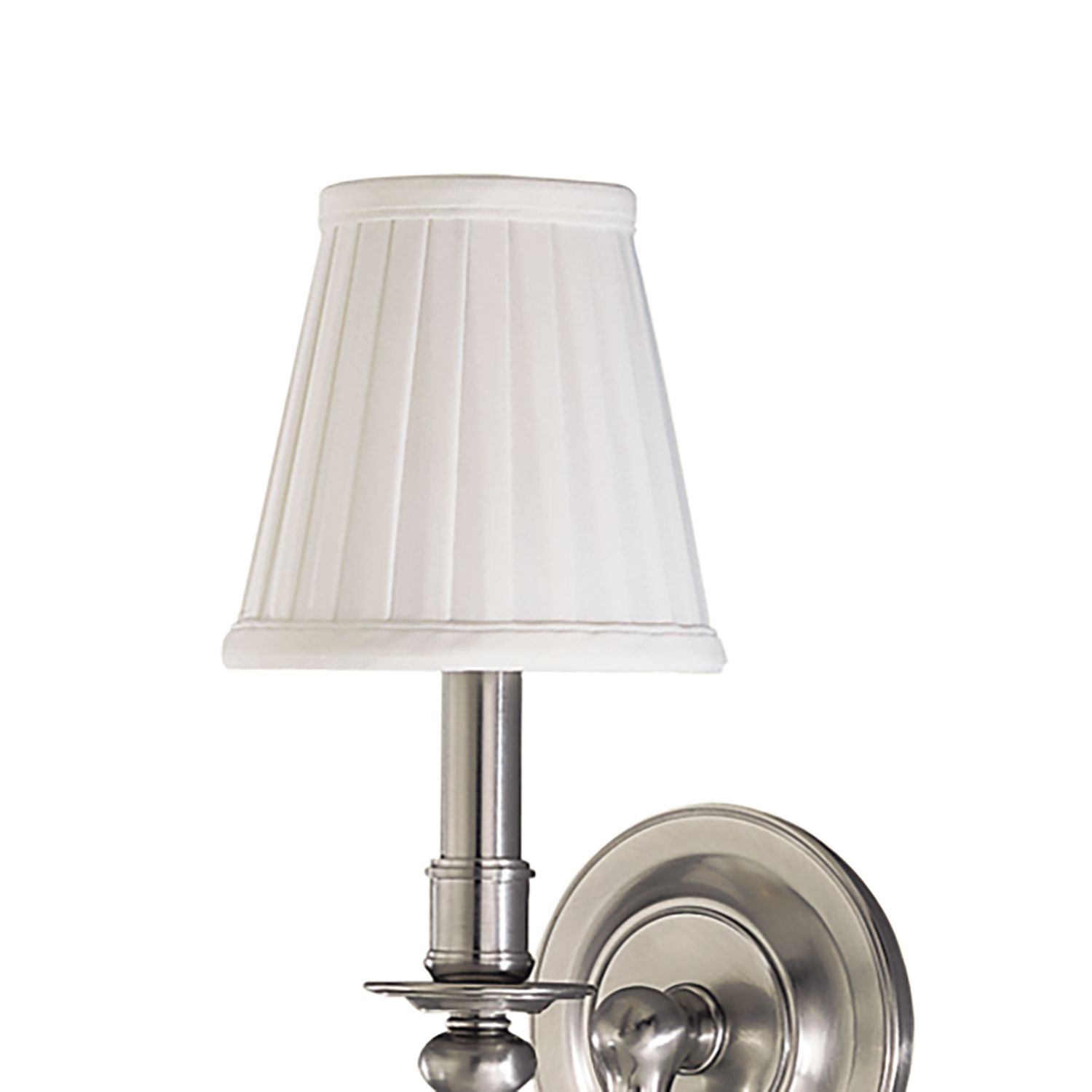 Image 2 Hudson Valley Beekman 12" High 1-Light Satin Nickel Wall Sconce more views