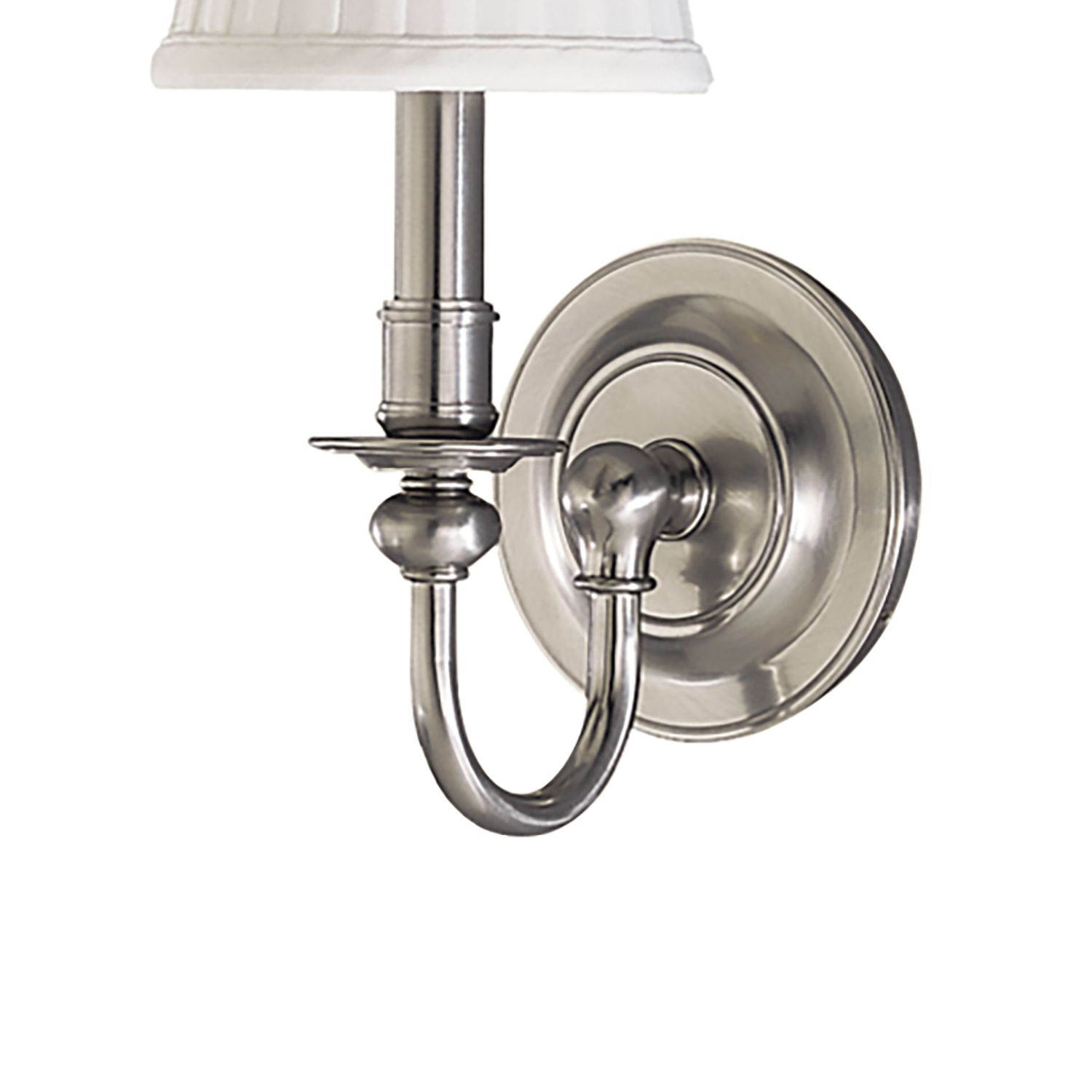 Image 3 Hudson Valley Beekman 12" High 1-Light Satin Nickel Wall Sconce more views