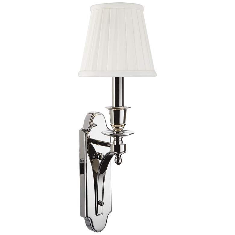 Image 1 Hudson Valley Beekman 17.3 inch High 1-Light Polished Nickel Wall Sconce