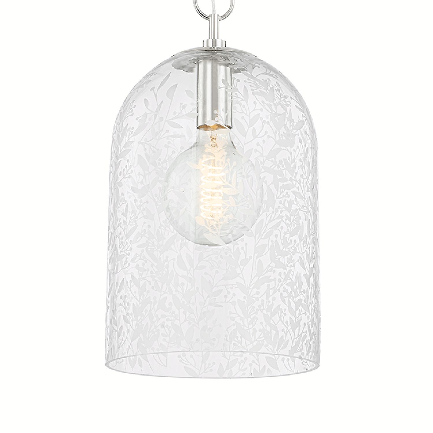 Image 2 Hudson Valley Belleville 10" Wide Polished Nickel 1 Light Pendant more views