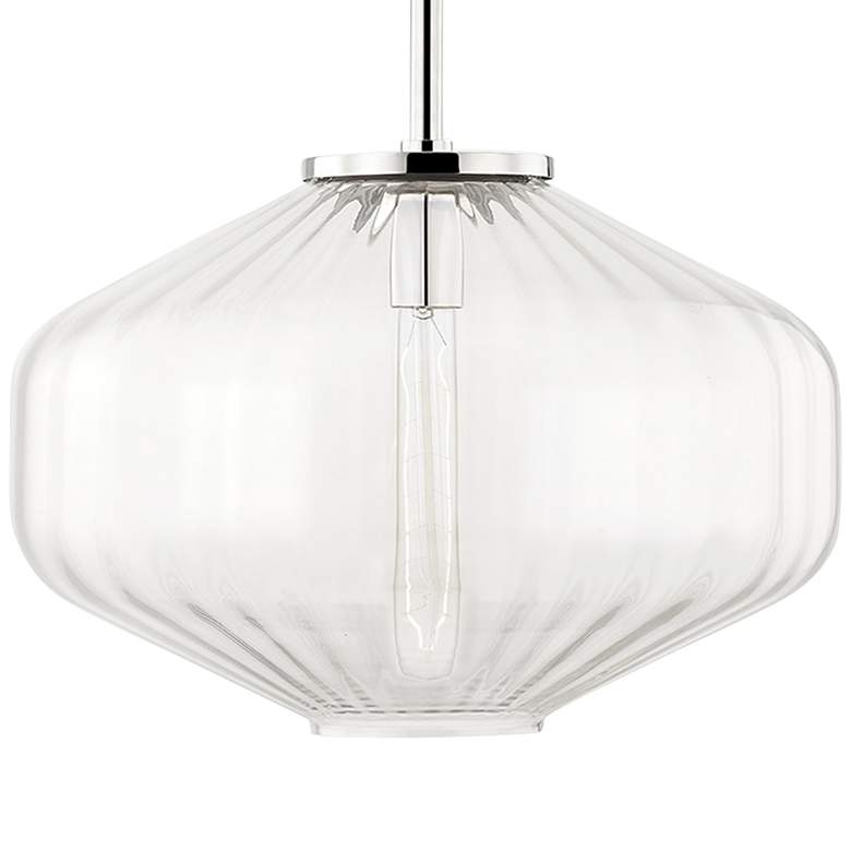 Image 3 Hudson Valley Bennett 18" Wide Polished Nickel Pendant Light more views