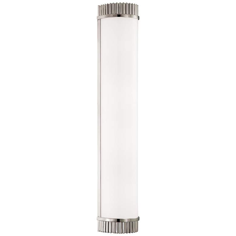 Hudson Valley Benton 28&quot; High Polished Nickel Wall Sconce