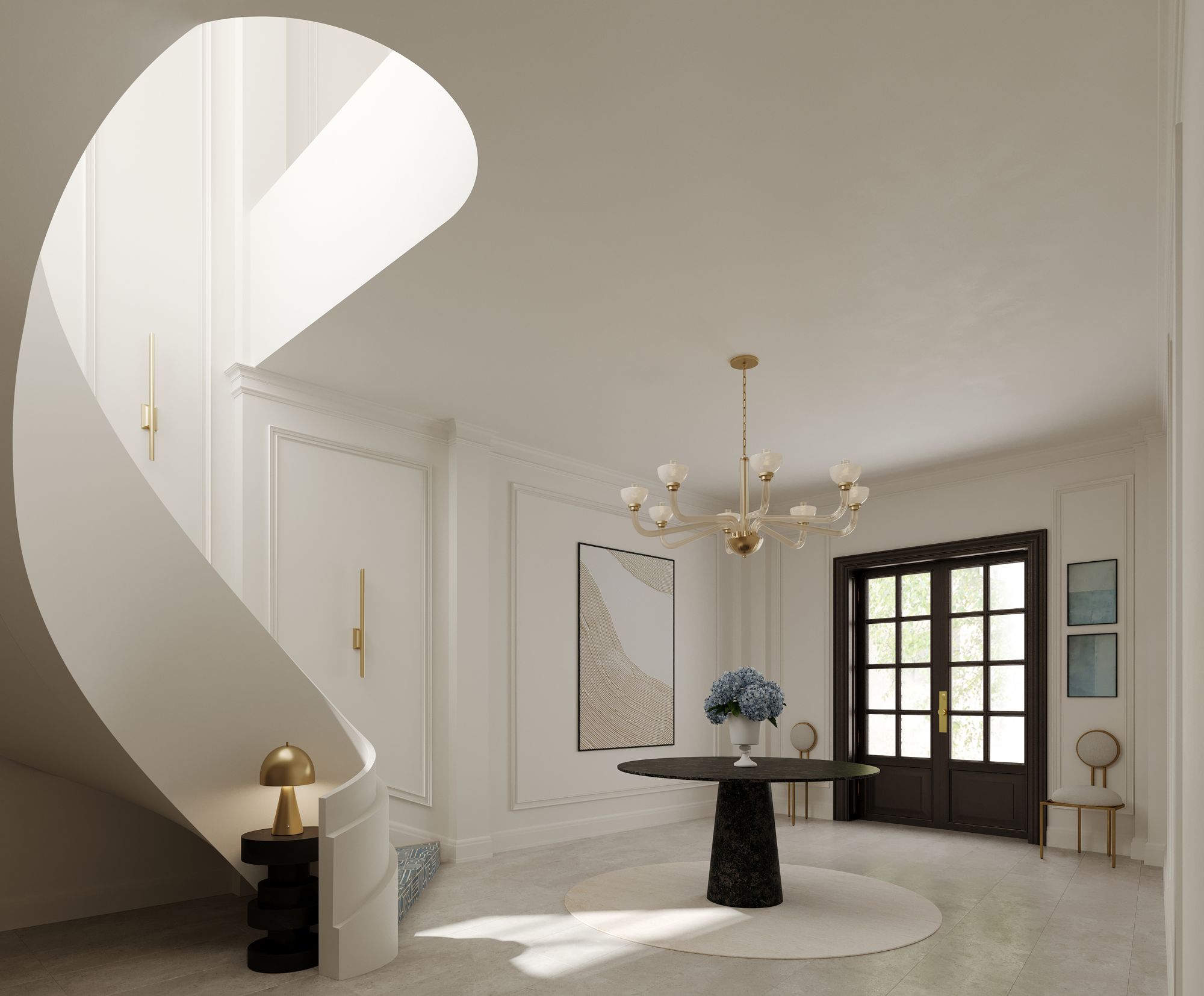 Image 5 Hudson Valley Bernard Wall Sconce 3 Inch In Aged Brass more views