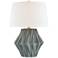 Hudson Valley Bertram Dark Gray Porcelain Table Lamp