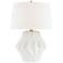 Hudson Valley Bertram Glossy White Porcelain Table Lamp