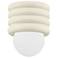 Hudson Valley Bibi 6 3/4" Modern Antique Ivory Ceramic Ceiling Light
