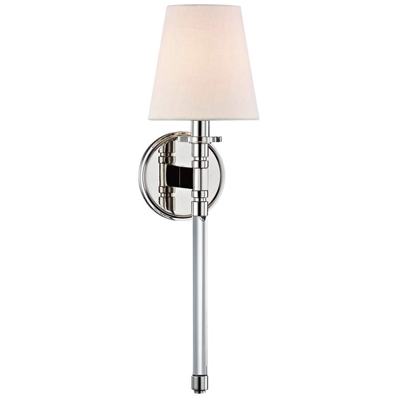 Image 1 Hudson Valley Blixen 21 inch High Polished Nickel Wall Sconce