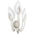 Hudson Valley Blossom 26 1/2"H Silver Leaf 3-Light Sconce