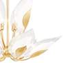 Hudson Valley Blossom 29" Wide Gold Leaf 10-Light Modern Chandelier