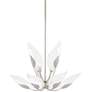 Hudson Valley Blossom 29" Wide Silver Leaf Chandelier