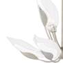 Thumbnail3 of Hudson Valley Blossom 29" Wide Silver Leaf Chandelier more views