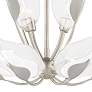 Hudson Valley Blossom 29" Wide Silver Leaf Chandelier