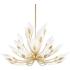 Hudson Valley Blossom 55" Wide Gold Leaf Chandelier