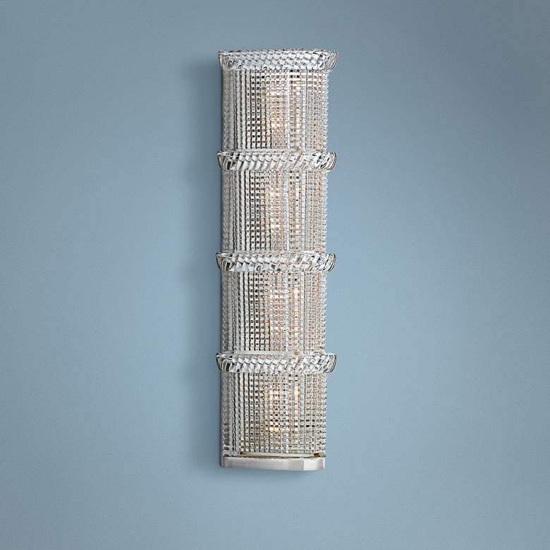 Image 1 Hudson Valley Blythe 4-Light 17 3/4"H Nickel Wall Sconce
