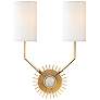 Hudson Valley Borland 18" High Aged Brass Wall Sconce