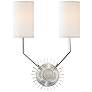 Hudson Valley Borland 18" High Polished Nickel Wall Sconce