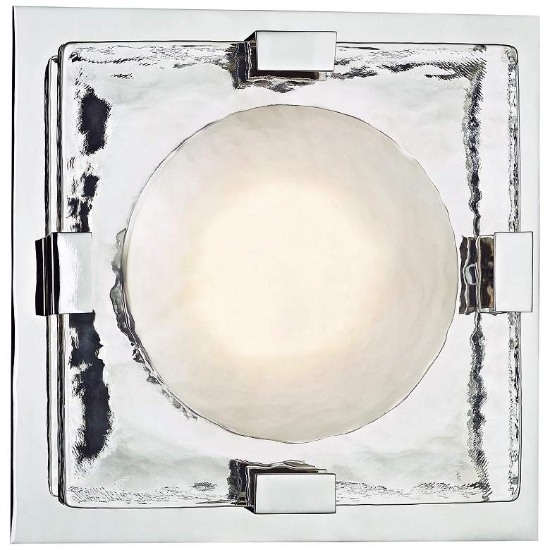 Image 1 Hudson Valley Bourne 10 3/4" High Nickel LED Wall Sconce