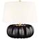 Hudson Valley Bowdoin 19 3/4" High Ebony Accent Table Lamp