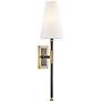 Hudson Valley Bowery 21 1/2"H Aged Old Bronze Wall Sconce