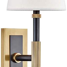 Image2 of Hudson Valley Bowery 21 1/2"H Aged Old Bronze Wall Sconce more views