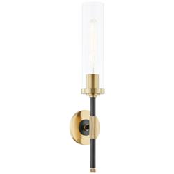 Hudson Valley Bowery 22 1/2"H Aged Old Bronze Wall Sconce