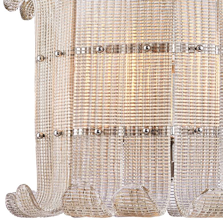 Image 2 Hudson Valley Brasher 22 3/4"W Polished Nickel Chandelier more views