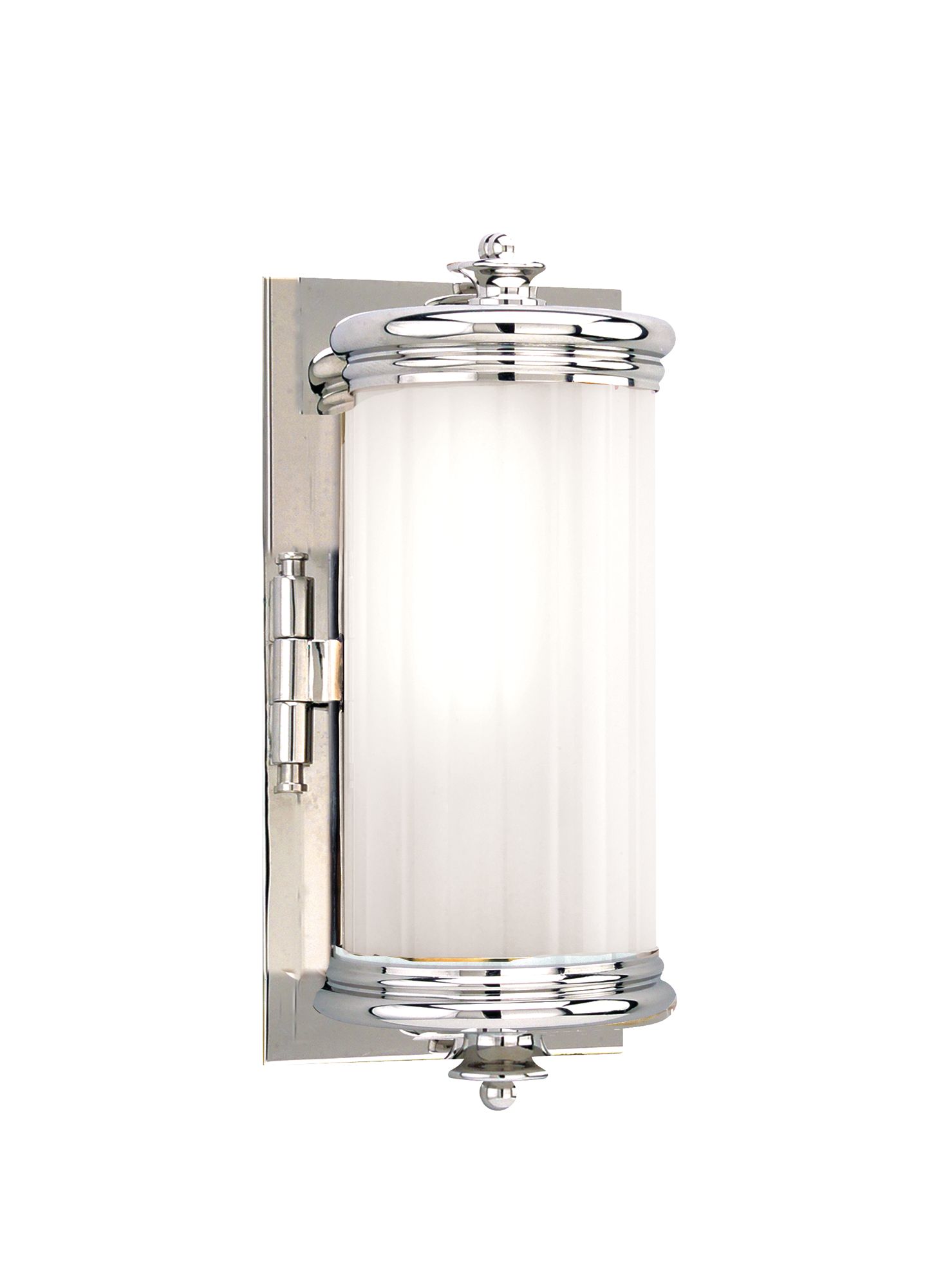 Image 3 Hudson Valley Bristol 10" High Polished Nickel Wall Sconce more views