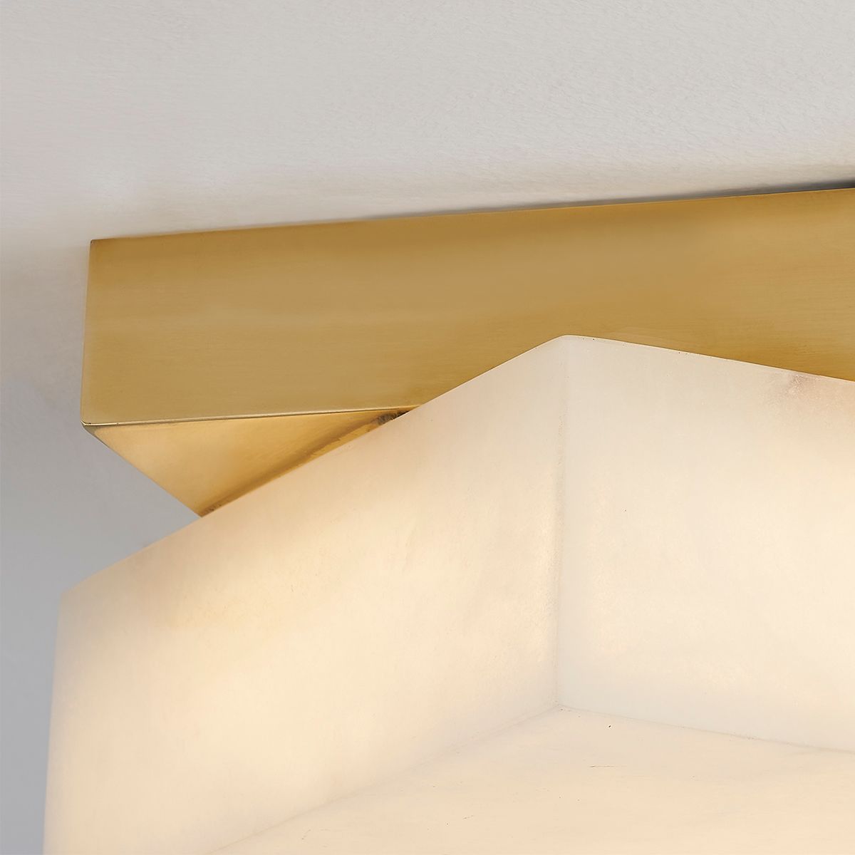 Image 3 Hudson Valley Brockton 11.5" Wide Aged Brass 1 Light LED Flush Mount more views