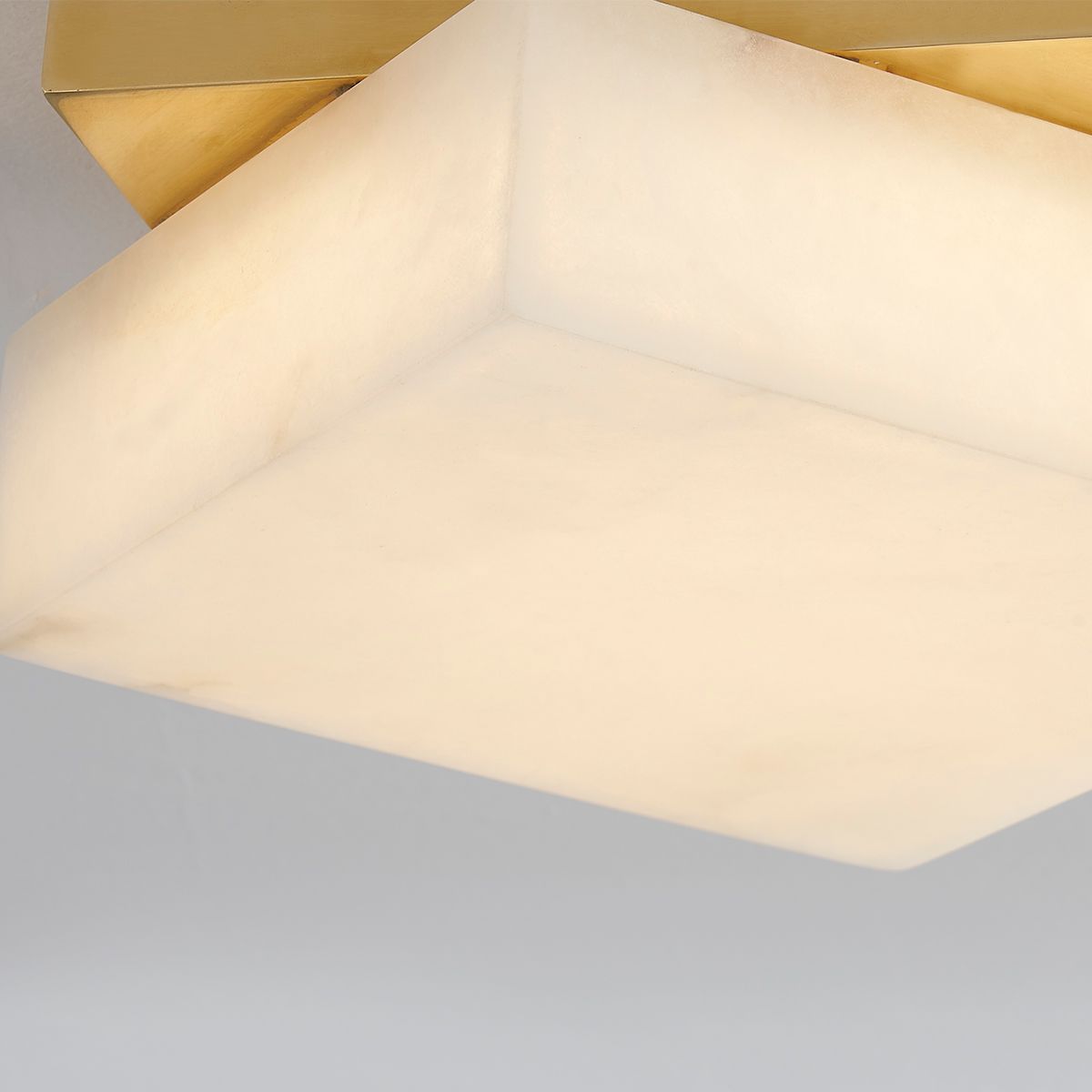 Image 4 Hudson Valley Brockton 11.5" Wide Aged Brass 1 Light LED Flush Mount more views