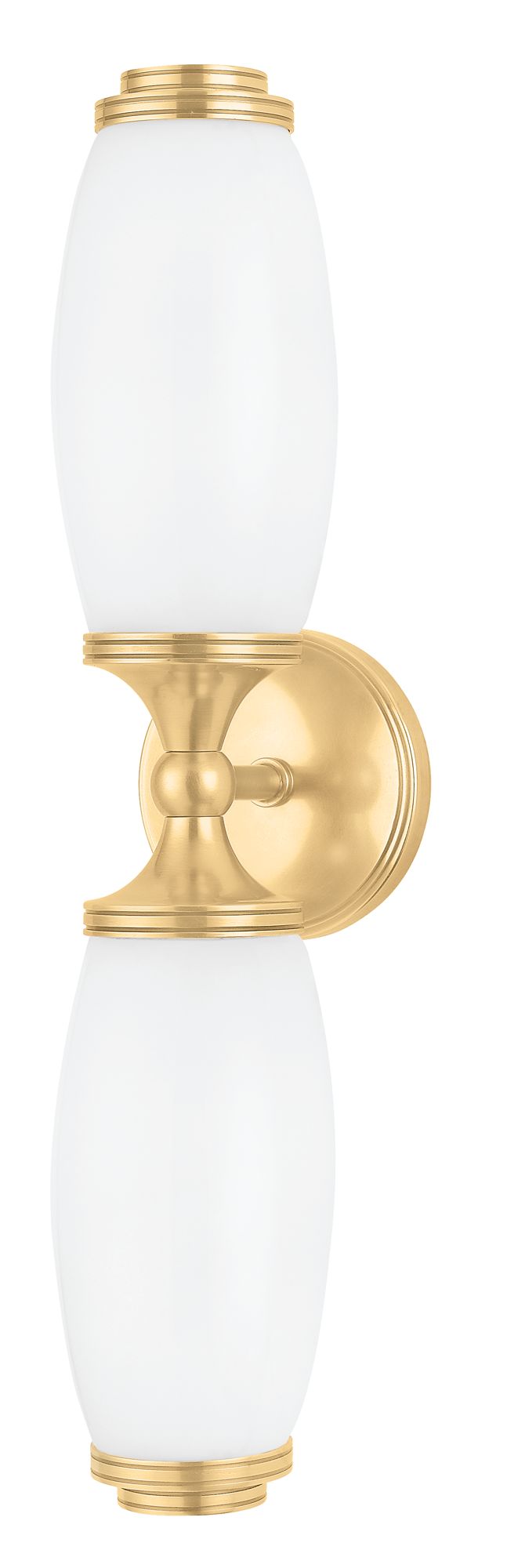 Image 3 Hudson Valley Brooke 19 1/2"H Aged Brass 2-Light Wall Sconce more views