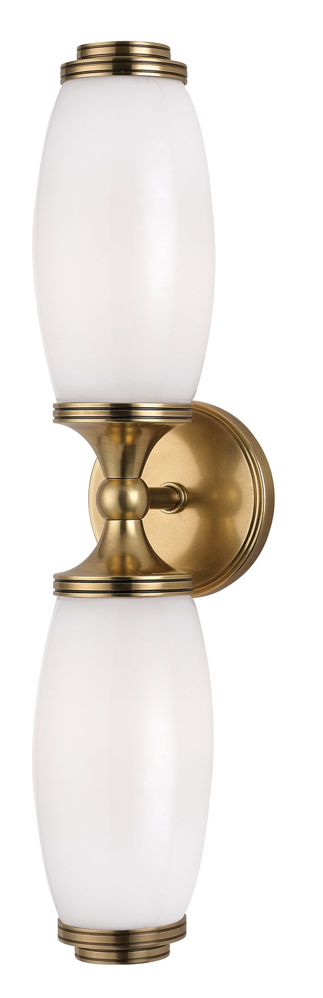 Image 4 Hudson Valley Brooke 19 1/2"H Aged Brass 2-Light Wall Sconce more views