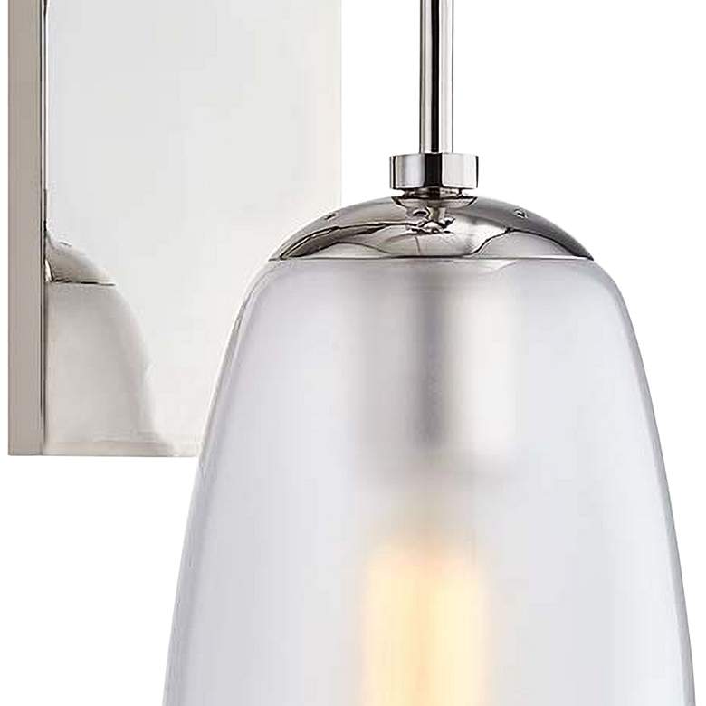 Image 2 Hudson Valley Bruckner 19 1/4"H Polished Nickel Wall Sconce more views
