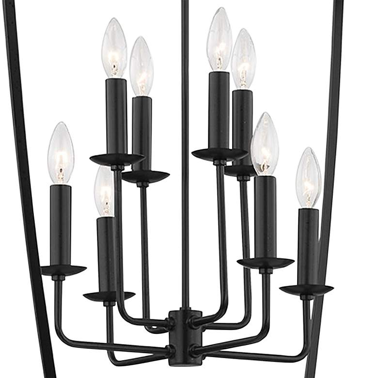 Image 3 Hudson Valley Bryant 24" Wide Aged Iron 8-Light Pendant more views