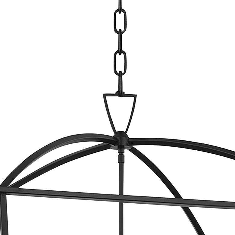 Image 4 Hudson Valley Bryant 24 inch Wide Aged Iron 8-Light Pendant more views