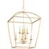 Hudson Valley Bryant 24" Wide Gold Leaf 8-Light Pendant