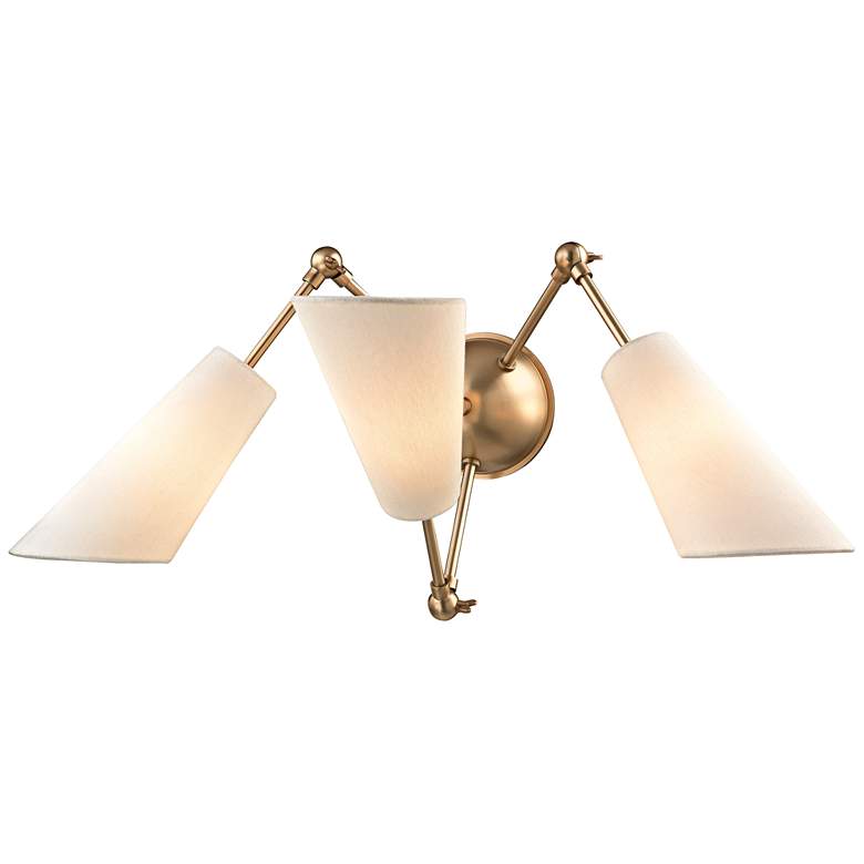 Image 2 Hudson Valley Buckingham 11 1/2"H Aged Brass Wall Sconce