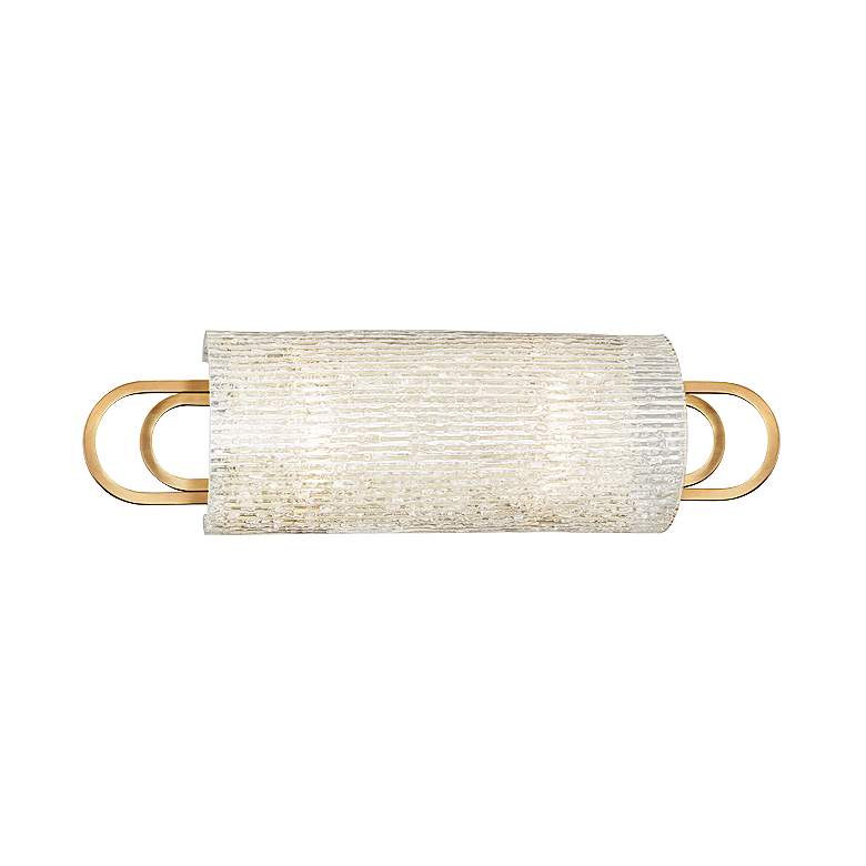 Image 2 Hudson Valley Buckley 18" Wide Aged Brass Bath Light
