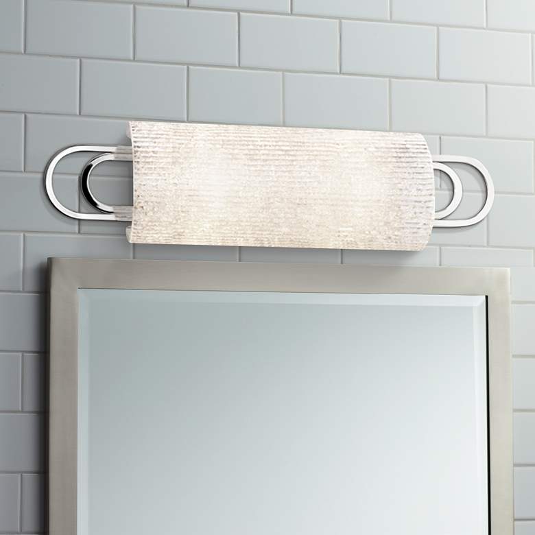 Image 1 Hudson Valley Buckley 18" Wide Polished Nickel Bath Light