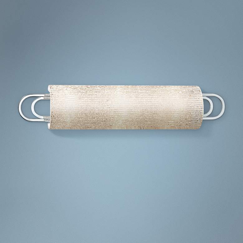 Image 1 Hudson Valley Buckley 25 inch Wide Polished Nickel Bath Light