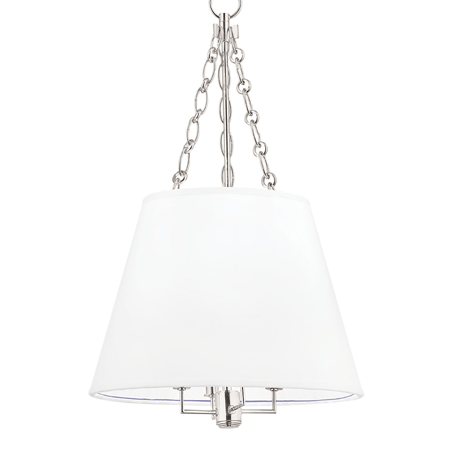 Image 2 Hudson Valley Burdett 15" Wide Polished Nickel 4 Light Pendant more views