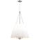Hudson Valley Burdett 22" Wide Polished Nickel Pendant Light