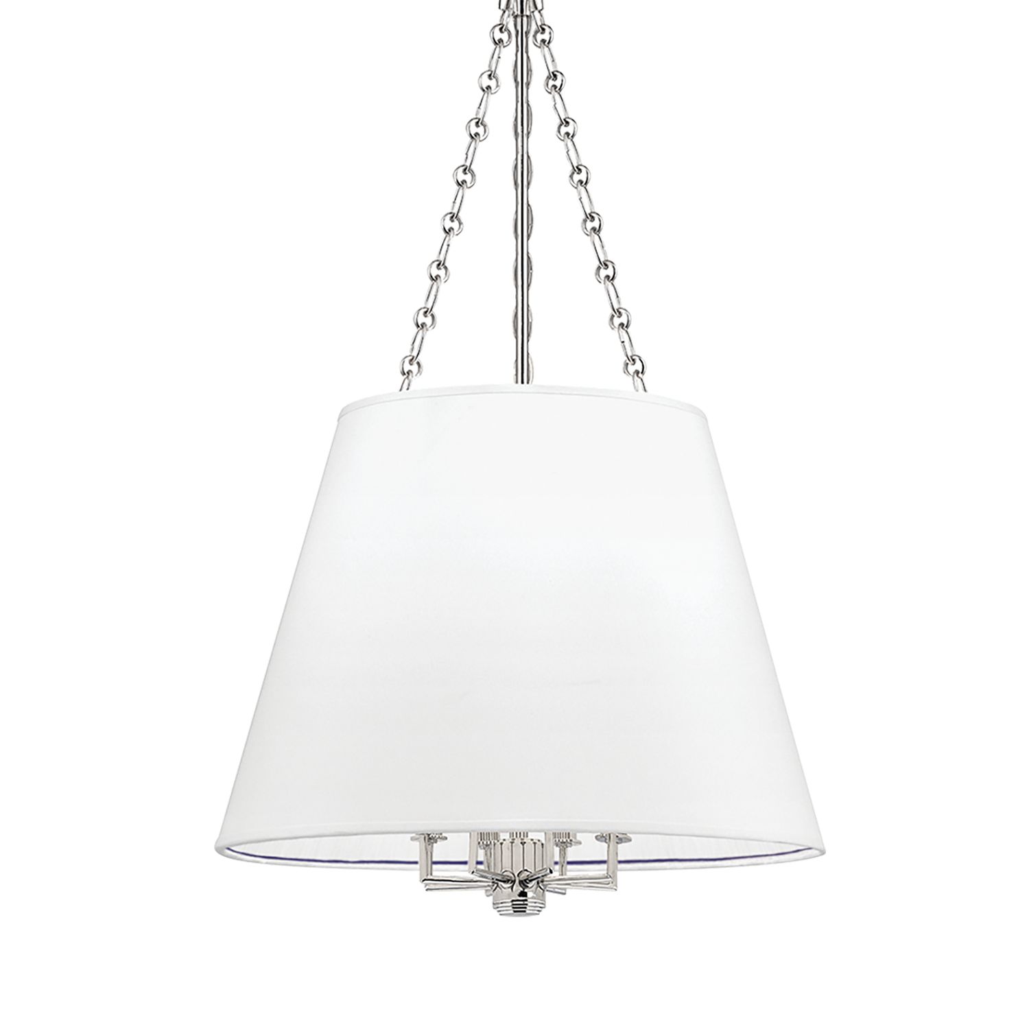 Image 2 Hudson Valley Burdett 22" Wide Polished Nickel Pendant Light more views