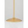 3_Hudson Valley Burlington 12" Wide Aged Brass Mini Pendant more views
