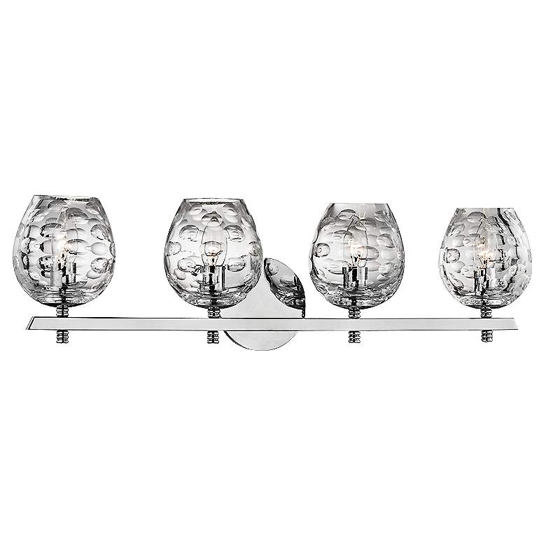 Image 1 Hudson Valley Burns 26"W 4-Light Polished Nickel Bath Light